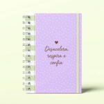 Arquivo Caderno Anotações Vida Leve - A5 - WIRE-O/ESPIRAL - Imagem 8