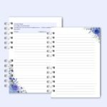 Arquivo Caderno para Congresso 2026 - Floral Azul com Tema - Imagem 5