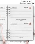 Arquivo Combo Agendas Femininas Neutra 2027 PERM Versículos Frases Horários - Imagem 6