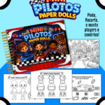 Arquivo Paper Dolls Carros - Para Colorir