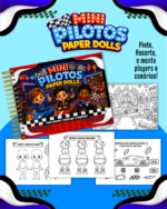 Arquivo Pack Paper Dolls - Versão Para Colorir - Imagem 7