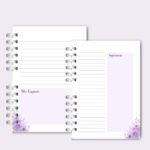 Arquivo Caderno para o Congresso 2026 - Floral Lilás com Tema - Imagem 3