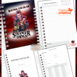 Arquivo Agenda Escolar Stranger Things 2026