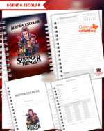 Arquivo Agenda Escolar Stranger Things 2026