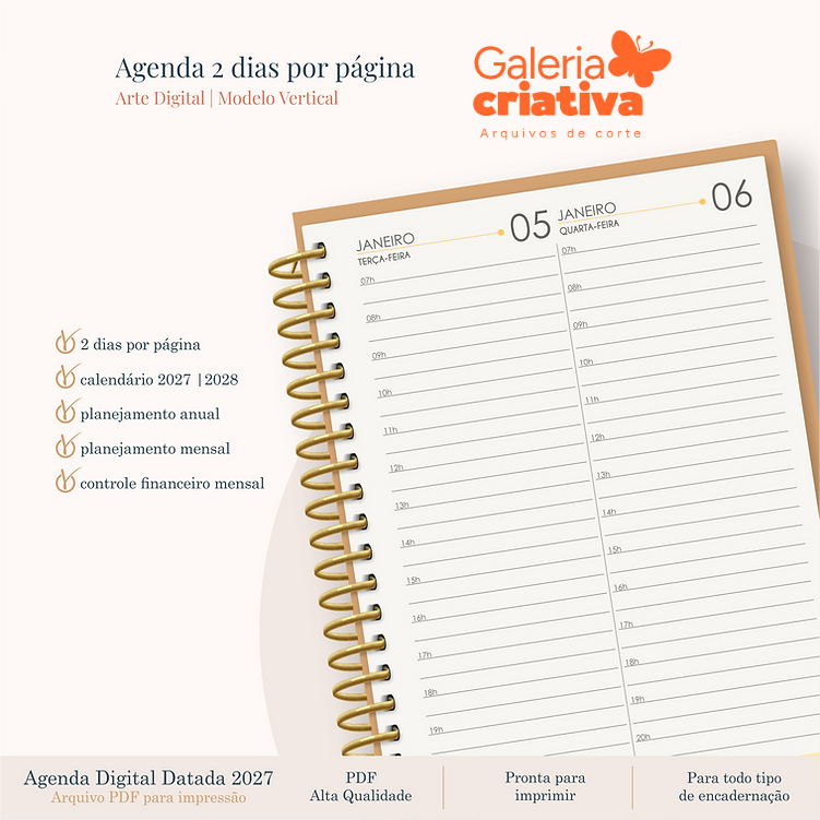 7-AGENDA VERTICAL 2027 2DPP Arquivo Agenda Vertical 2027 2DPP - Imagem 1