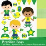 Kit Digital Meninos Brazil