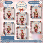 Arquivo Caderno A5 Coleção Morangos – 12 em 1
