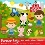 Kit Digital Garotos Fazendeiros -  Agricultores
