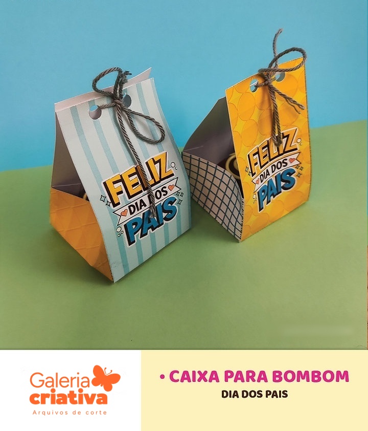 8 - PORTA BOMBOM Arquivo Dia dos Pais Caixinha Bombom - Imagem 1