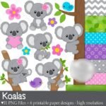 Kit Digital Coalas Fofos