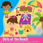 Kit Digital Dia de Praia Girls
