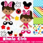 Kit Digital Garota Minnie
