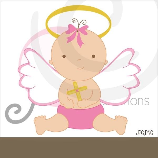 ANGEL BABY GIRL JWI Arquivo Kit Digital Anjinha Baby - Imagem 1