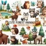 Kit Digital ANIMAIS DA FLORESTA BOSQUE 2