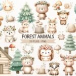 Kit Digital ANIMAIS DA FLORESTA - BOSQUE