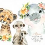 Kit Digital Animais da Africa