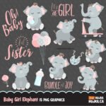 Arquivo Kit Digital Chá de Baby Elefantinha