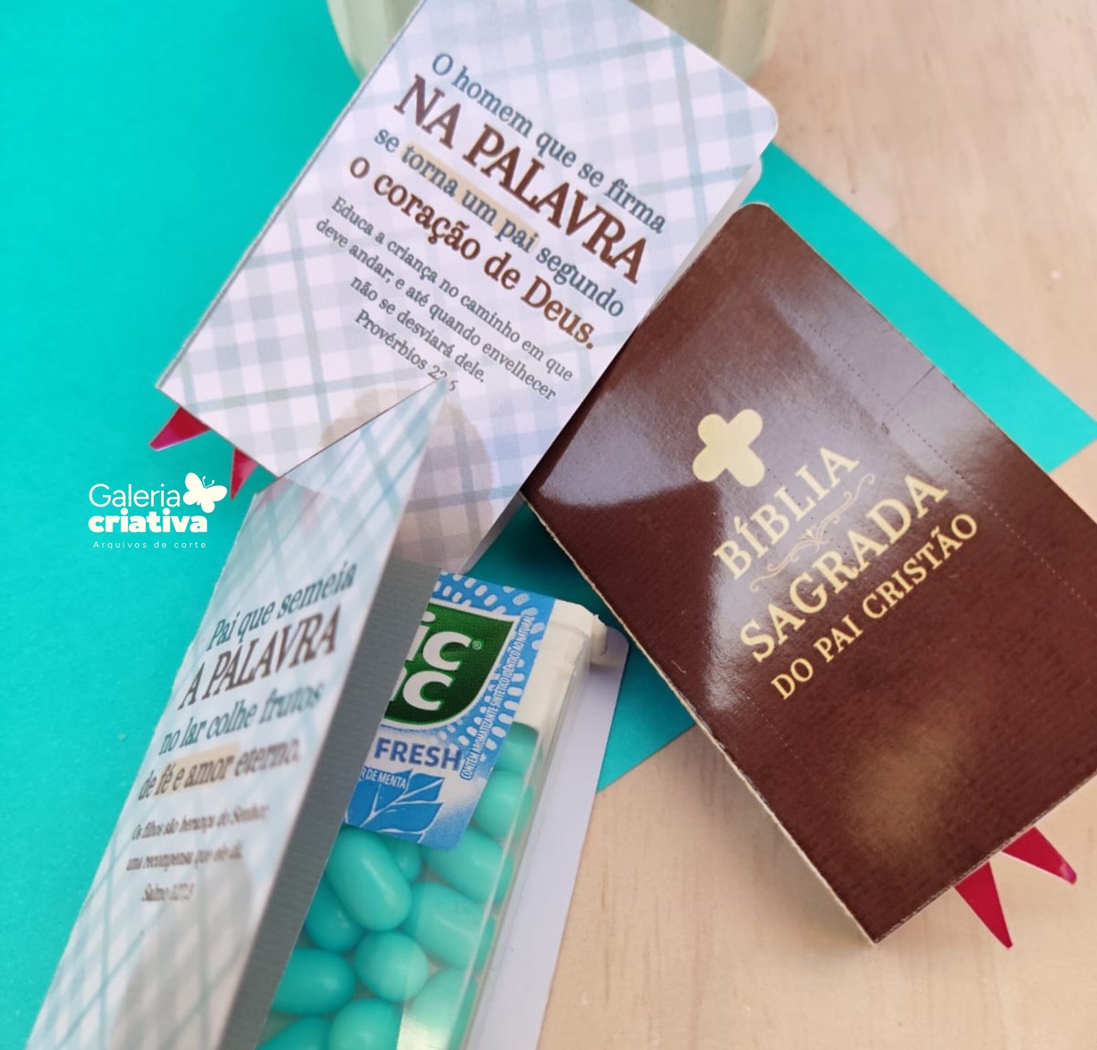 BÍBLIA TIC TAC Arquivo Dia dos Pais Cristão Bíblia TicTac - Imagem 1