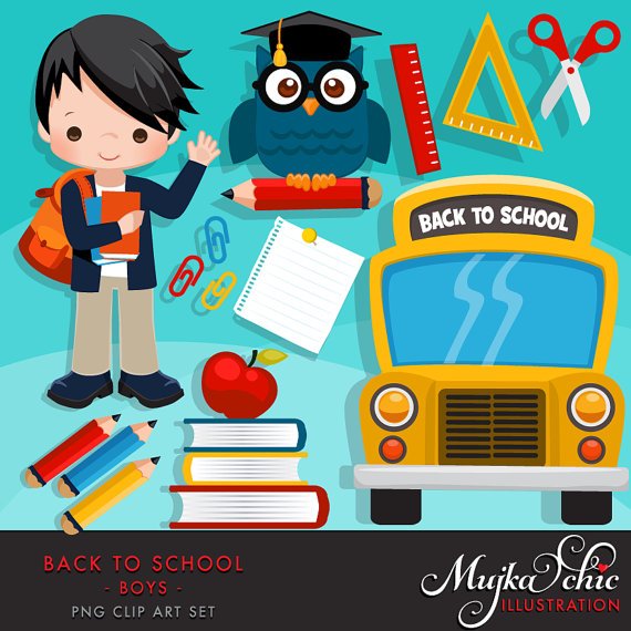Back to School MUJKA Kit Digital Onibus Escolar - Imagem 1