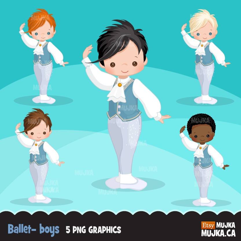 Ballet Boys MUJKA Kit Digital Ballet Menino - Imagem 1
