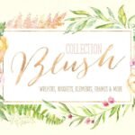 Kit Digital Moldura Floral