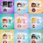 Arquivo caneca princesas bocão