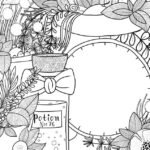 Kit Digital Ervas  Botânica Para Colorir