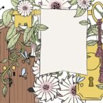 Kit Digital Jardim com Flores Brancas