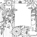 Kit Digital Flores para Colorir