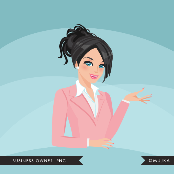Bussines Owner Dark Brunette MUJKA Kit Digital Garota Cheff - Imagem 1
