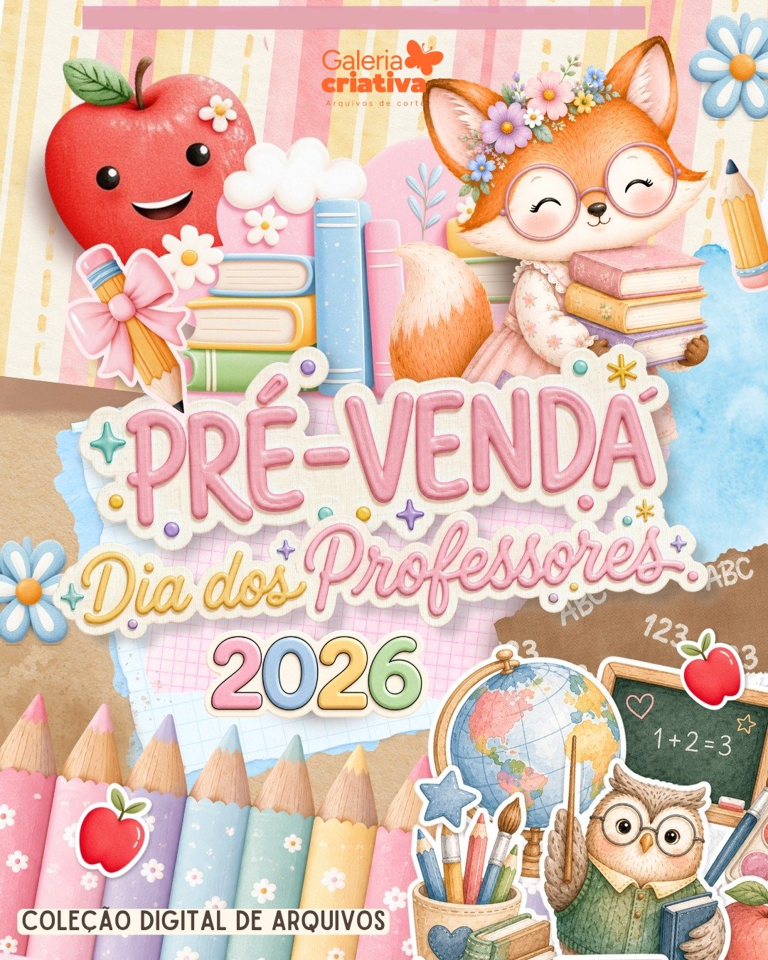 COLEÇÃO PROFESSORES 2026 Arquivo Coleção Professores 2026 - PRÉ VENDA - Imagem 1