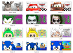 Arquivo caneca personagens bocão VOL 4 - Imagem 2