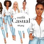 Kit Digital Garota Casual