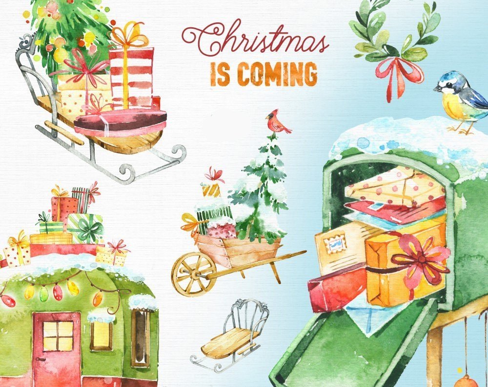 Christmas Is Coming-Octopus Kit Digital O Natal Está Chegando - Imagem 1
