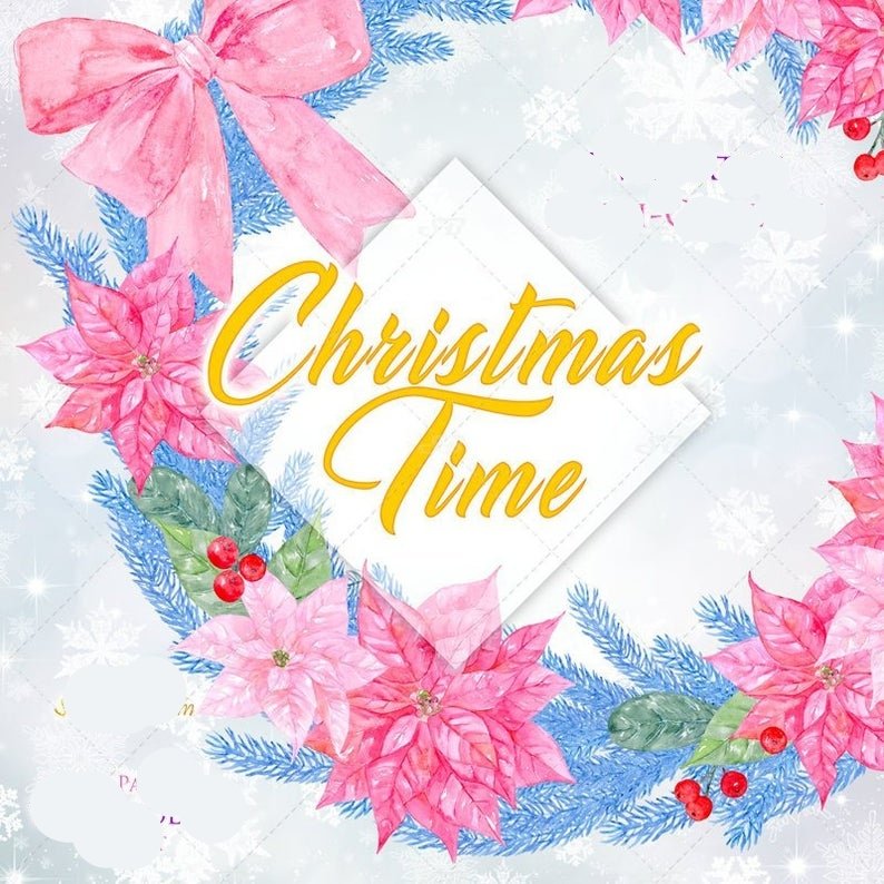Christmas Time 3 Kit Digital Guirlanda Natal - Imagem 1
