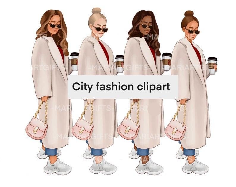 City Fashion Kit Digital Garota Fashion - Imagem 1