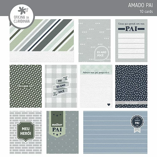 Claudinha_Cards_AmadoPai Kit Digital Dia dos Pais Card Amado Pai - Imagem 1