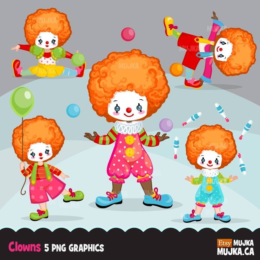 Clowns MUKA Kit Digital Palhaços - Imagem 1