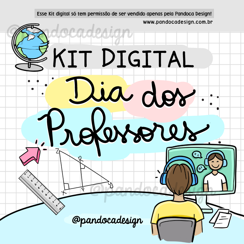 Dia dos Professores2 Kit Digital Dia dos Professores - Imagem 1