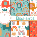 Kit Digital Papéis Elefante