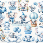 Kit Digital ELEFANTINHO AZUL