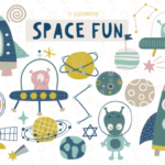 Kit Digital Foguete Espacial