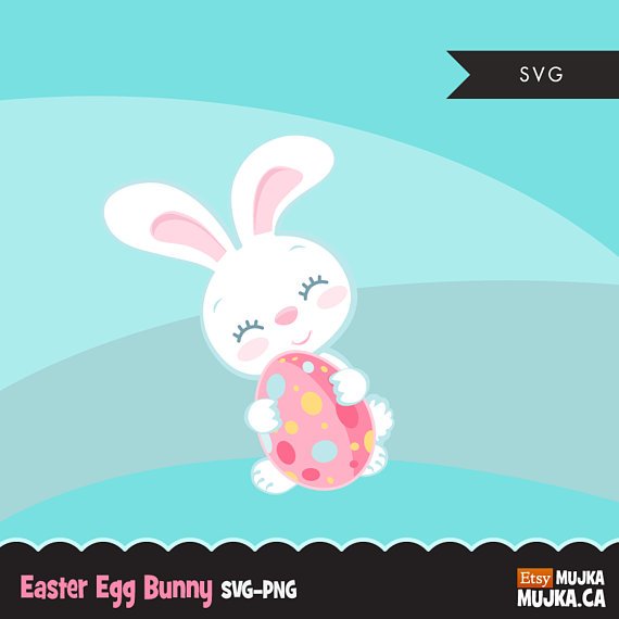 Easter Egg Bunny MUJKA Kit Digital Coelhinho - Imagem 1