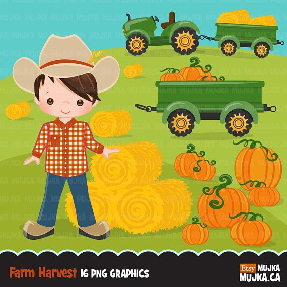 FARM-HARVEST-BOYS Kit Digital Garoto da Colheita - Imagem 1