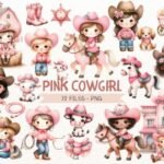 Kit Digital MENINAS COWBOY - FAZENDEIRA