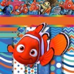 Kit Digital Papeis Procurando Nemo