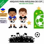 Arquivo Topo de Bolo Futebol Menino com Bola 2