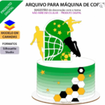 Arquivo Topo de Bolo Futebol Arco Gol