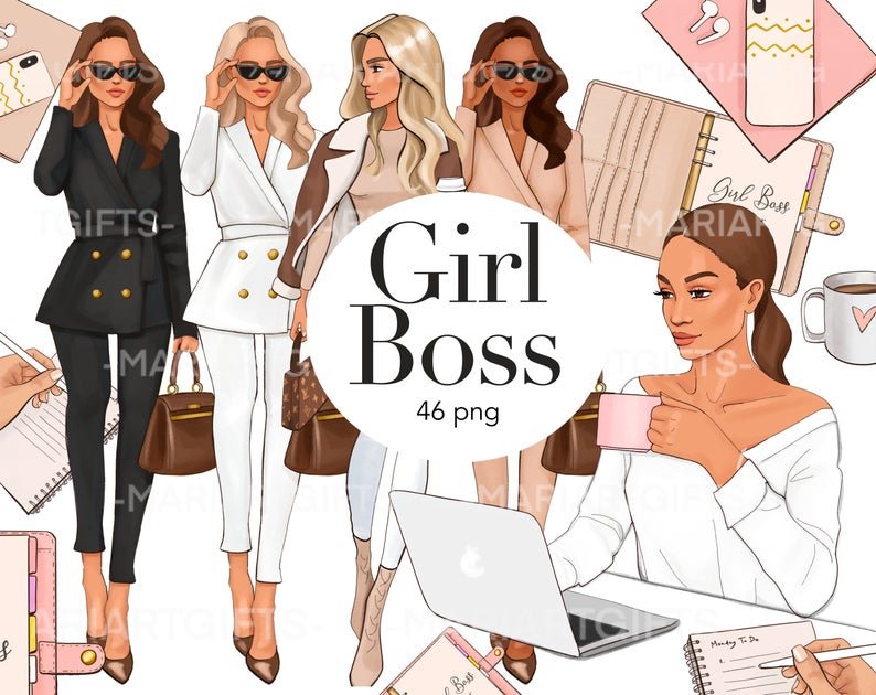 Girl Boss Kit Digital Mulheres Cheff - Imagem 1