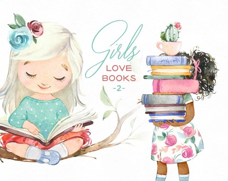 GirlsLoveBooks2 Kit Digital Amo os Livros - Imagem 1